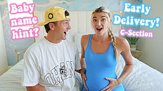 Baby Name Hint, Birth Plan, Are You Nervous? (Pregnancy Q & A)