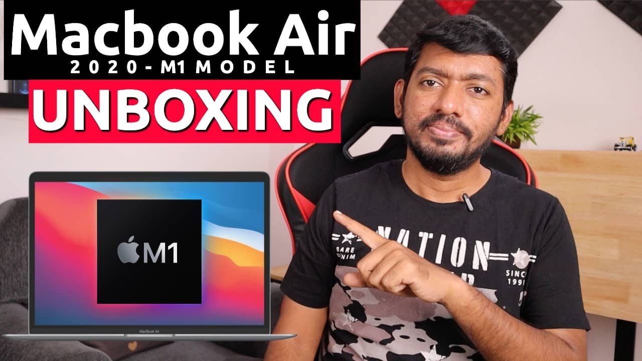 M1 Macbook Air UNBOXING | 8GB RAM 256GB SSD - YouTube