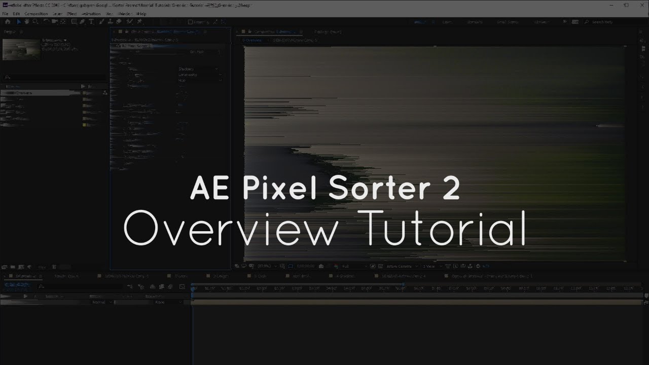 AE Pixel Sorter 2.0.4 Crack