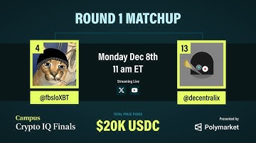 Crypto IQ Finals: Day 1