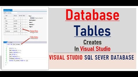 Create Database and Table Using Visual Studio|C# Development|SQL Database (Urdu/Hindi)