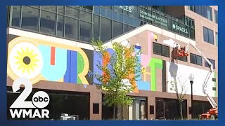 'Our Baltimore' mural brings new life to Inner Harbor