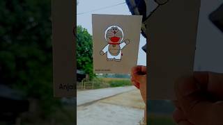 DIY Doremon craft  #art #shorts #doremon