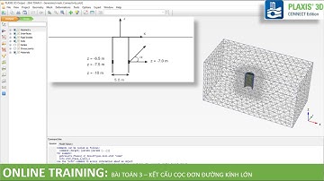[Plaxis 3D] - Bài toán 3: Kết cấu cọc đơn đường kính lớn | @NGUYENQUOCTOI