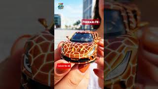 The rarest Ferrari F8 wrap you will ever see... 🐆😳 #shorts #ferrari #f8