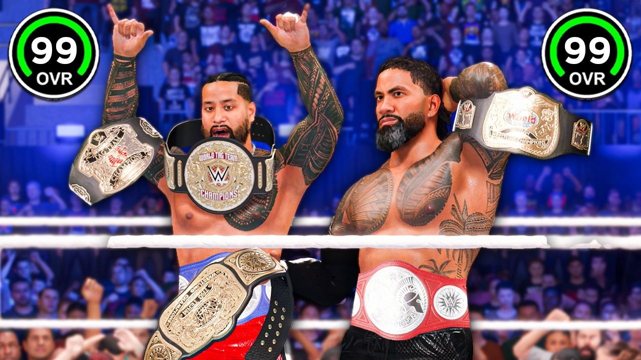 Every Belt The Usos Win is +100 Upgrade