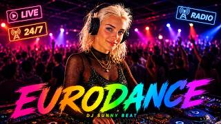EURODANCE RADIO 24/7 🔥 Best 90s Dance Hits & Retro Club Music Live