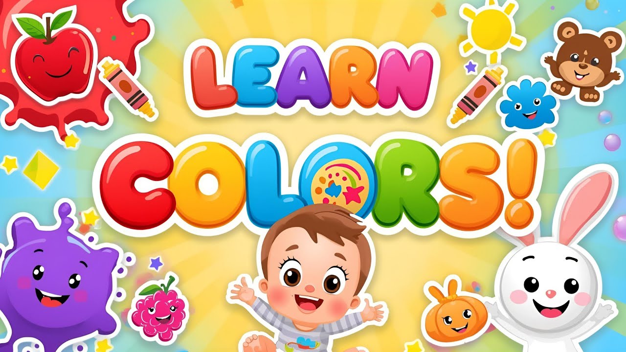 1 Hour Learn Colors for Kids & Babies | Fun Color Learning with Toys ...