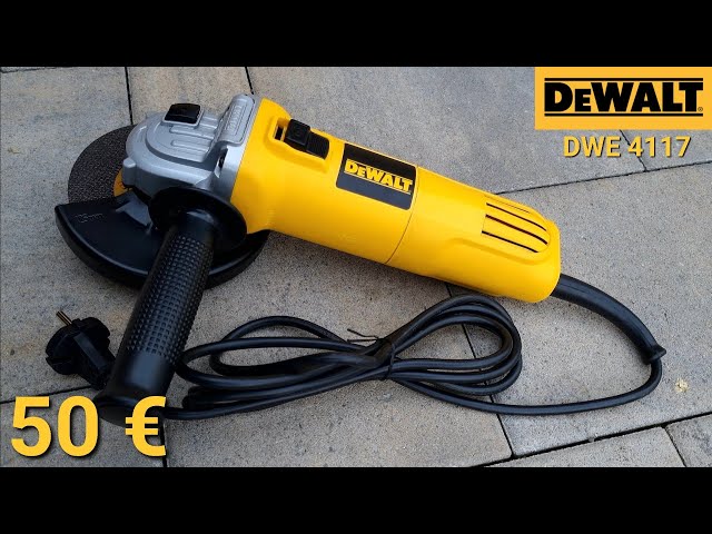 950W angle grinder for 230V Dewalt DWE 4117 is suitable for DIY
