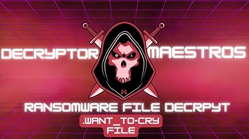 WantToCry (.want_to_cry) ransomware virus - removal and decryption