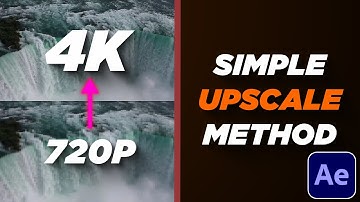 How to Upscale Videos in After Effects 2025 | Upscale Tutorial 720p to 4K | NO PLUGIN