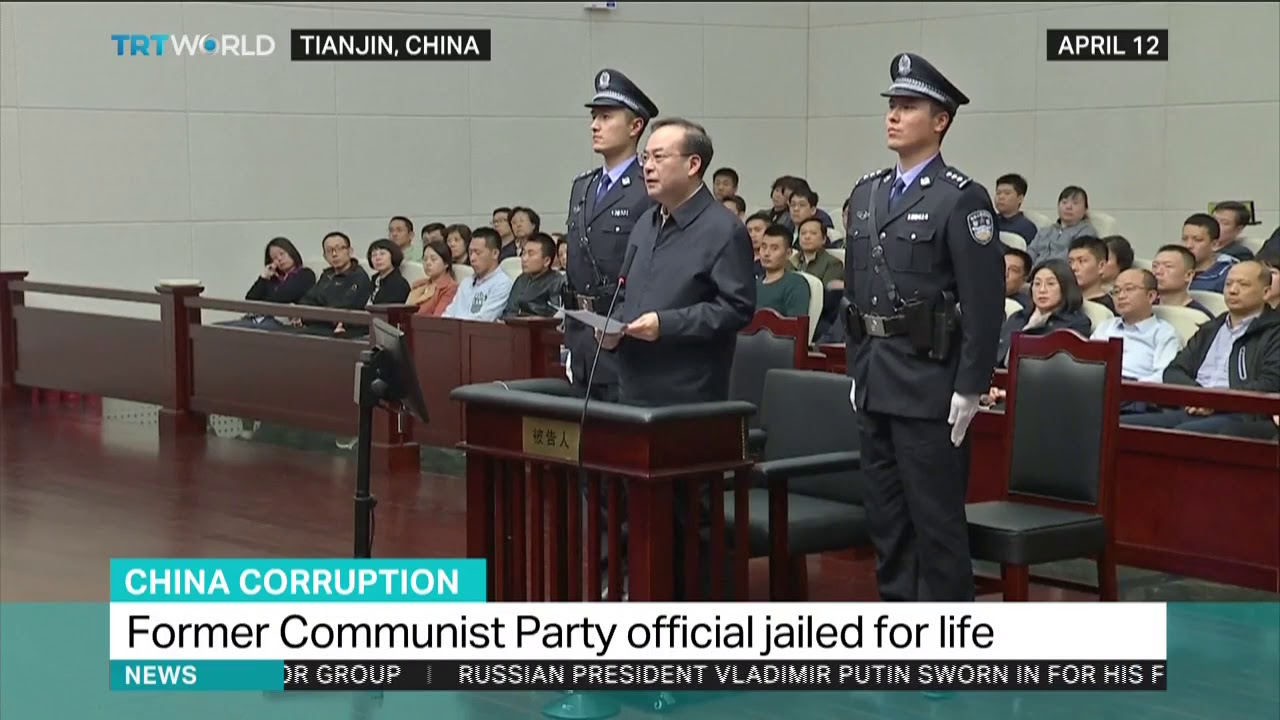 China's former Communist Party official jailed for life
