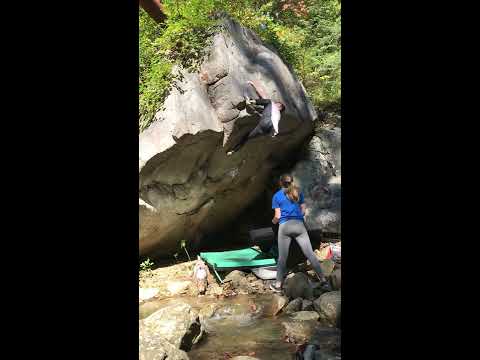 Beta Video for climb Pipe Dreams v8, Lookout Mountain