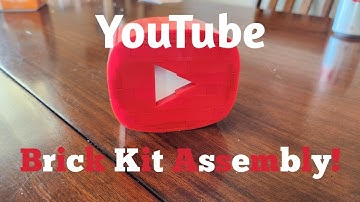 YouTube Brick Kit Assembly! 22min Time Lapse #youtubehighfive