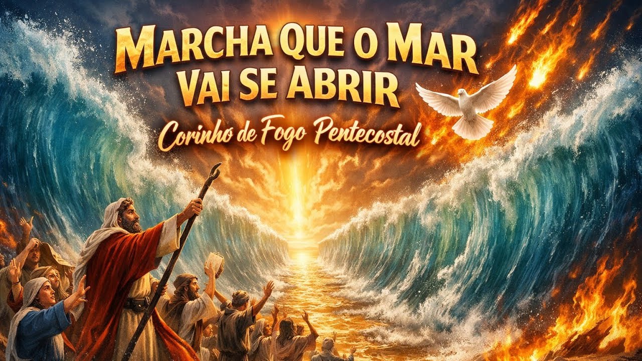 Marcha Que o Mar Vai Se Abrir/Corinho de fogo Pentecostal/Pastor Marcio Boldrini/Avivamento 