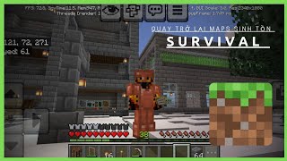 Tôi Quay Trở Lại Với Minecraft Maps Sinh Tồn Của Tôi 