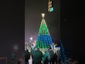 Lighting a Christmas 🎄 tree in Inman