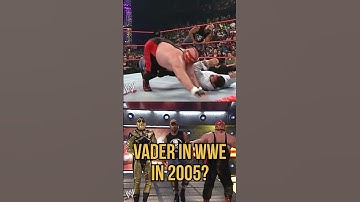 WHAT IS VADER DOING IN THE WWE IN 2005?!? #wwe #aew #wrestling #podcast #wrestler #comedy #vader