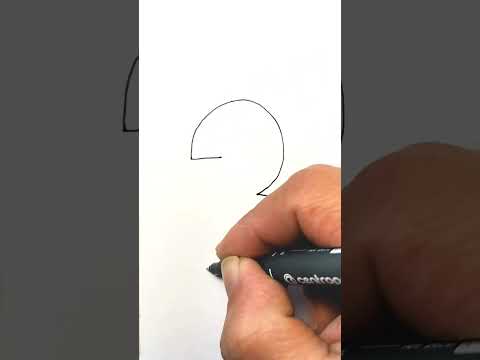 How to Draw Number Three 2D