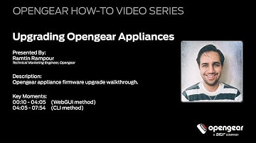 Upgrading Opengear Appliances