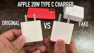 Apple 20w Type C Charger Fake Vs Original #Shorts