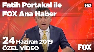 Seçim koordinasyon merkezinin başındaydı... 24 Haziran 2019 Fatih Portakal ile FOX Ana Haber