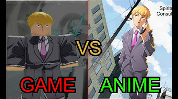 Reigen Arataka moves VS Anime Comparison in Jujutsu Shenanigans