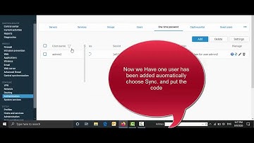 How to configure one time password (OTP) in Sophos XG Firewal