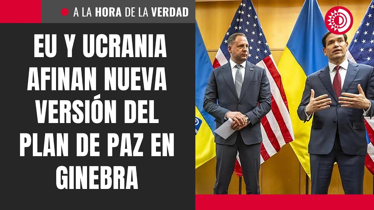 EU y Ucrania afinan nueva versión del plan de paz en Ginebra