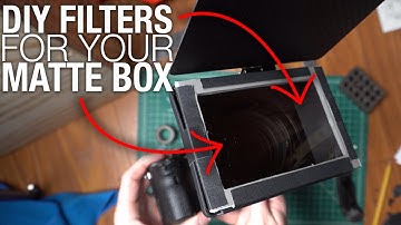 TUTORIAL: DIY Filters (for your matte box)