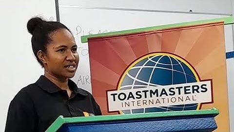 1st Toastmasters Ice-Breaker Speech, Carole Cholai