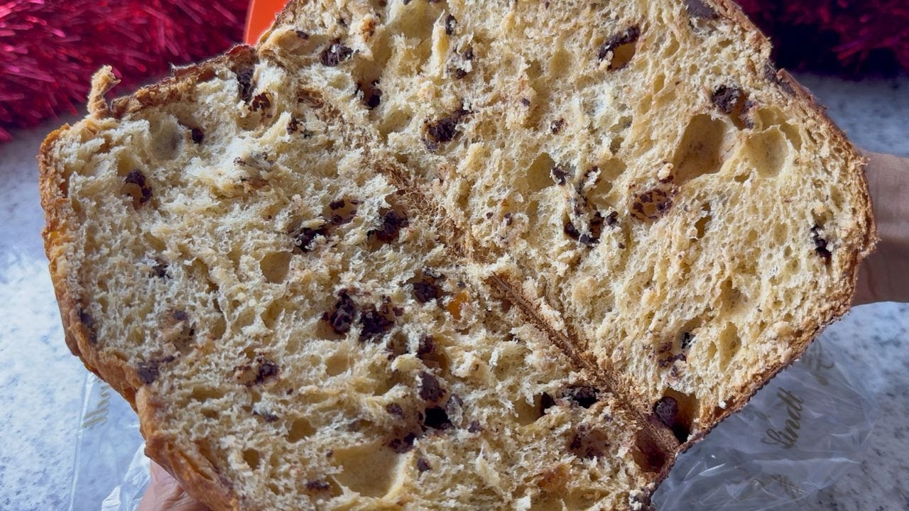 Review Panetone Laranja Siciliana e Gotas de Chocolate Amargo - LINDT- Vlogmas #2