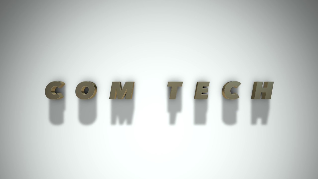 Tech intro - YouTube