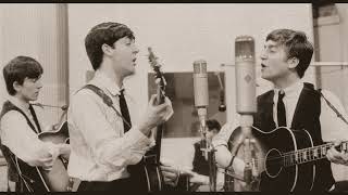 The Beatles in the studio recording Thank You Girl, March 5th 1963.