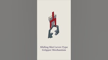 Lever Type Gripper Mechanism #mechanisms #enginerring