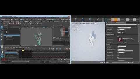 Connecting Live Link to UE4 with Live Link - End Result