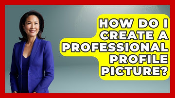 How Do I Create A Professional Profile Picture? - Graphic Design Nerd