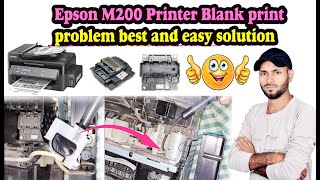 Epson M200 printing blank page ✅ Epson m200 printer head cleaning manually 🔥 Epson print head clean