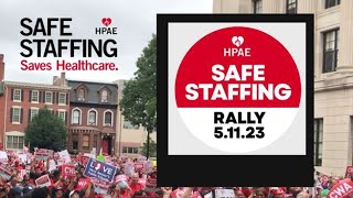 NJ Healthcare Workers Rally for Safe Staffing