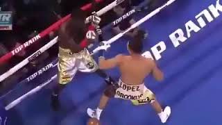 REAL BEATING!! Richard Commey loses IBF title to Teofimo Lopez by TKO