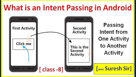What is Intent Passing in Android | Android Intent Passing Kya Hai | Passing Intent One to Another