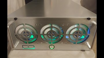 MINING RIG FRAME 4U ENCLOSED CASE FROM EBAY 4U 6-8 GPU CASE REVIEW GTX 1070 1070Ti
