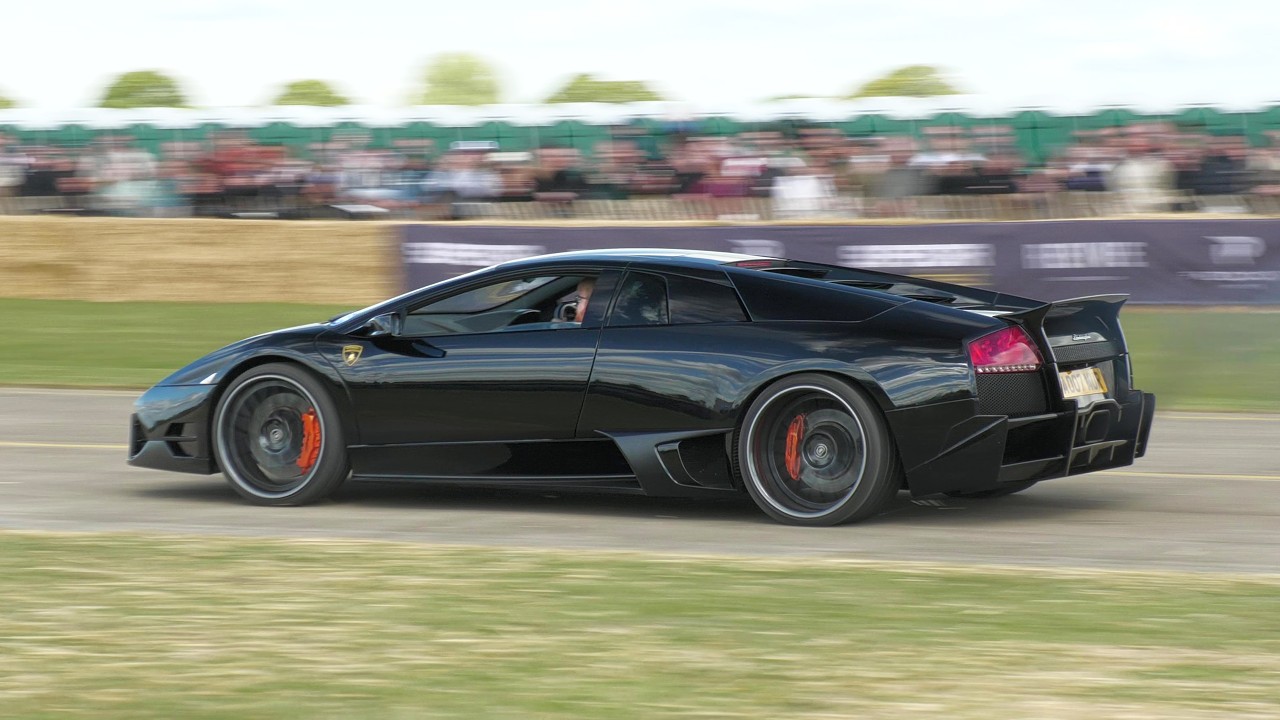 Supercars Accelerating! Murciélago DMC M-GT, SF90, Shelby GT500, 991 Turbo ES Motor, JCR GT3