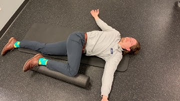 Side Lying Thoracic Rotation with a Foam Roller