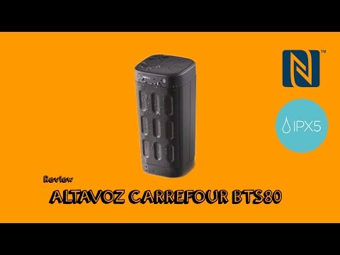 Review altavoz CARREFOUR BTS80 | En español