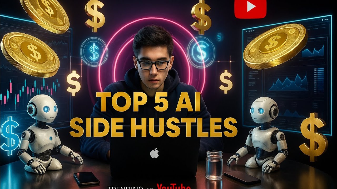 Top 5 AI Side Hustles to Make Money Online in 2025 (Beginner Friendly ...
