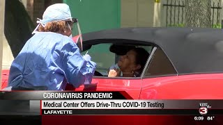 Medical Center offers drive-thru COVID-19 testing