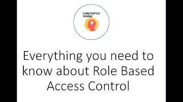 Role Based Access Control