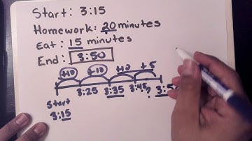 How to find the START or ENDING time - elapsed time