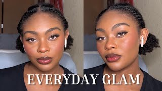 my everyday glam makeup routine | beginner friendly